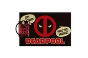 Marvel MCU Deadpool Oh Goodie Doormat 40x60cm Home Frontdoor Durable Rug Mat