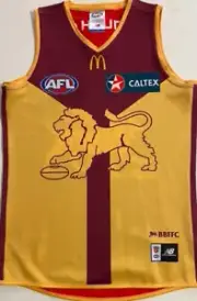 BRISBANE LIONS PLAYER ISSUED JERSEY