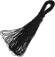 DOITOOL Black Round Elastic Band String Cord for DIY Crafts Mask Making Sewing and Costume Decoration Durable Stretch Material for Versatile Use