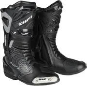 DIFI Curb Motorcycle Boots, black-grey, Size 42 for Men Black Grey