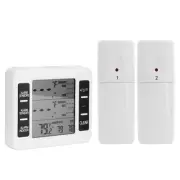 HG (with 2 Transmitter)Refrigerator Thermometer Wireless Indoor LCD Digital