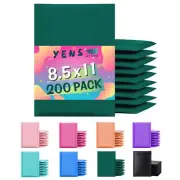 Yens® 200 #2 Poly Bubble Padded Envelopes Mailers 8.5 X 11 -Green