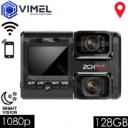 Vimel Vehicle Dual Dash Camera 4K GPS WIFI 128GB Night Vision Car Security