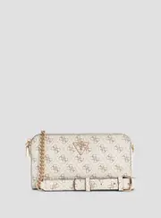 GUESS Women's White Logo Daryna Crossbody Bag