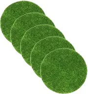 5 Pack Realistic Artificial Moss DIY Decorative Grass Mats Faux Plant Moss for Indoor Garden Micro Landscape Versatile Use Dec