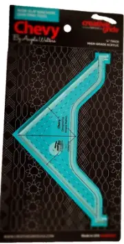 Creative Grids Non-Slip Machine Quilting Tool Chevy 1/4" Thick Acrylic CGRQTA7