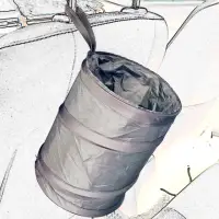 在飛比找momo購物網優惠-多功能掛式車用垃圾桶 折疊垃圾桶(置物袋 迷你垃圾桶 雜物桶