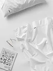 [Linen House] 500TC Cotton Sateen Sheet Set, Queen, White