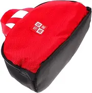PHENOFICE Storage Bag Small Bag Organizer Gobang Game Chic Storage Case Travel Chess Travel Tote Travel Organizer Bags Chess Bag Chess Organizer Bag Go Game Supplies Polyester Red