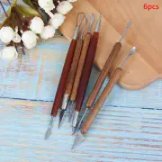 6pcs Clay Sculpting Wax Carving Pottery Tools Modeling assorted pottery to.pi