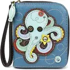 Chala Vegan Leather Octopus Wallet Wristlet Bag - NEW