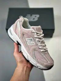 在飛比找樂天市場購物網優惠-New Balance MR530CF 粉色復古跑步休閒女鞋