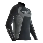 Tech-X Coolmax Mens Long Sleeve Top Base Layer Black