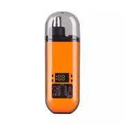 Orange Nose Hair Trimmer Portable For Men Rechargeable Ear Hair Trimmer