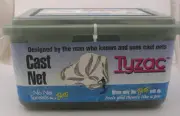Betts M7-I 7 Ft Tyzac Cast Net 3/8" Mesh 7 Ft. Radius Iron Weights
