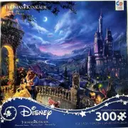 Disney Beauty & Beast in Moonlight Thomas Kinkade 300 24X18 Ceaco Puzzle