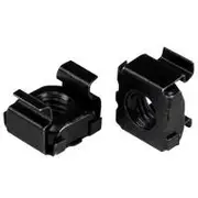 StarTech 100 Pack of M5 Cage Nuts, M5 Mounting Cage Nuts, Black - CABCAGENUT2B