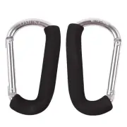 Carabiner Shopping Bag Holder Handle Multipurpose Snap Hook Stroller Buckle S...