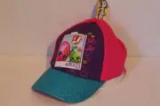 NEW Toddler Girls Baseball Cap Shopkins Selfie Glitter Adjustable Hat Snap Back