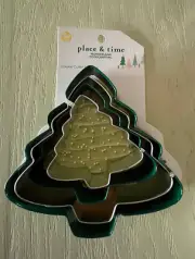 4 Sizes Wilton Place & Time Wonderland Tree Cookie Cutter Set Metal 2021 NEW