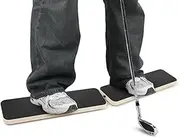 Pressure Plate Golf Training Aid - Golf Pressure Plate Balance Board - Swing Speed Trainer Strength Hitting Equipment for Sports Outdoors Improves Stability Beginners Prevent Reversal