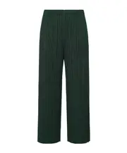 wide-leg trousers 2,3 green