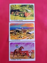 Vintage Weet-Bix "Australia Leaps Ahead" Project/ Swap Cards (3)