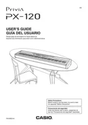Users Guide & Instructions for Casio Privia Digital Piano Keyboard -Model PX-120