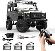 LEOSO MN 99s New RC Cars Jeep 1/12 RC Crawler 2.4G RC Jeep RC Rock Crawler RC Truck 4x4 RC Car with 3pcs Upgraded 1300mah Battery for Adults 4WD Hobby RTR RC Drift Car Gifts