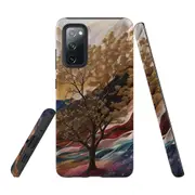 For Samsung Galaxy S20 FE Tough Protective Cover, Mysterious Golden Tree