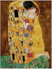 The Kiss Counted Cross Stitch Kits, 100% Cotton, 14ct, 150x200 Stitch 27x36 cm Cotton Counted Cross Stitch Kits