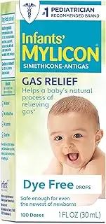 Gas Relief Drops for Infants and Babies, Dye Free Formula, 1 Fluid Ounce