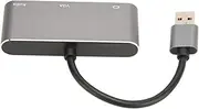 VGA to USB Adapter, USB3.0 to VGA Adapter Converter Supports for Windows7/8/10/11,OS X, USB Split Screen 1080P Drive, 5Gbps Transfer, Plug and Play