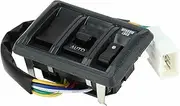 Front Right Driver Side Power Window Switch Window Control Switch No.8482026021 for Toyota Hiace 1989-2006 Black