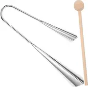 JOINPAYA Double Tone Cowbell Percussion Instrument for Beginners and Professionals Sturdy Metal Design Crisp Sound for Musical Plaything and Drum