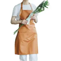 在飛比找ETMall東森購物網優惠-日本SP SAUCE時尚防水PU圍裙(橘色)
