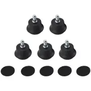 4X(5Pcs Bell Glides Replacement Office Chair or Stool Swivel Caster Wheels6193