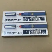 Staedtler MarsMatic Technical Drawing Pens Set of 2 Size 2.0 mm Made in Germany
