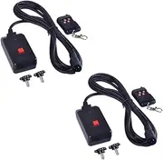 IsMwav 2 Piece 90-240VAC 2 in 1 Wireless Remote Control 3 Pins XLR for Smoke Machine DJ Stage Lighting Effect Atmosphere