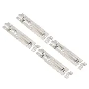 4Pcs Door Barrel Bolt Latch 6 Inch, Stainless Steel Latch Sliding Lock