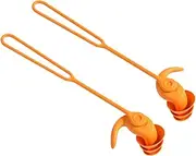 Waterproof Swimming Ear Plugs - Swimmers Ear Plugs | Swim Earplugs | Noise Reduction Swimming Earplugs | Water Ear Plugs Reusable with Lanyard | Sleep Earplugs Swim Accessories for Surfing, Diving