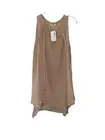 $34.00 NWT Umgee Woman's Mauve Tie Neck Front Layering Tunic Look Top sz M