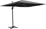 Coolaroo Mindil 3m Square Cantilever Umbrella Charcoal