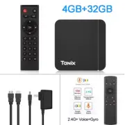 New Tanix W2 Android 11 Smart TV Box Amlogic S905W2 2GB 16GB 2.4G/5G Dual Wifi A