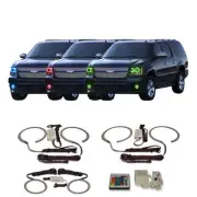 RGB Multi Color IR Headlight & Fog Light Halo kit for Chevrolet Tahoe 07-13 (for: Chevrolet)