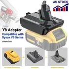 V6 Adapter For Dewalt 18V 20V Battery Convert to For Dyson V6 DC58 DC62 Series