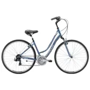 Apollo Shoreline Hybrid Bike Gloss Slate Blue/Silver/Navy Blue