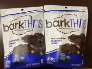 (x2) Bark Thins, Snacking Chocolate, Dark Chocolate w/ Blueberry & Quinoa