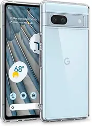 [T Tersely] Clear Case Cover for Google Pixel 7a, Hard Back Slim Fit Shockproof Crystal TPU Bumper Protective Case Cover for Google Pixel 7a