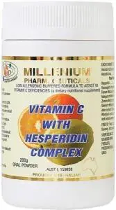 MILLENIUM PHARMACEUTICALS Vitamin C with Hesperidin Complex 200g